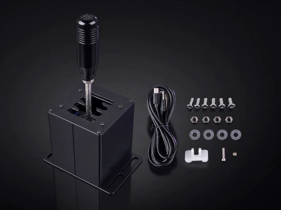 HS-7 USB H-pattern shifter with black knob