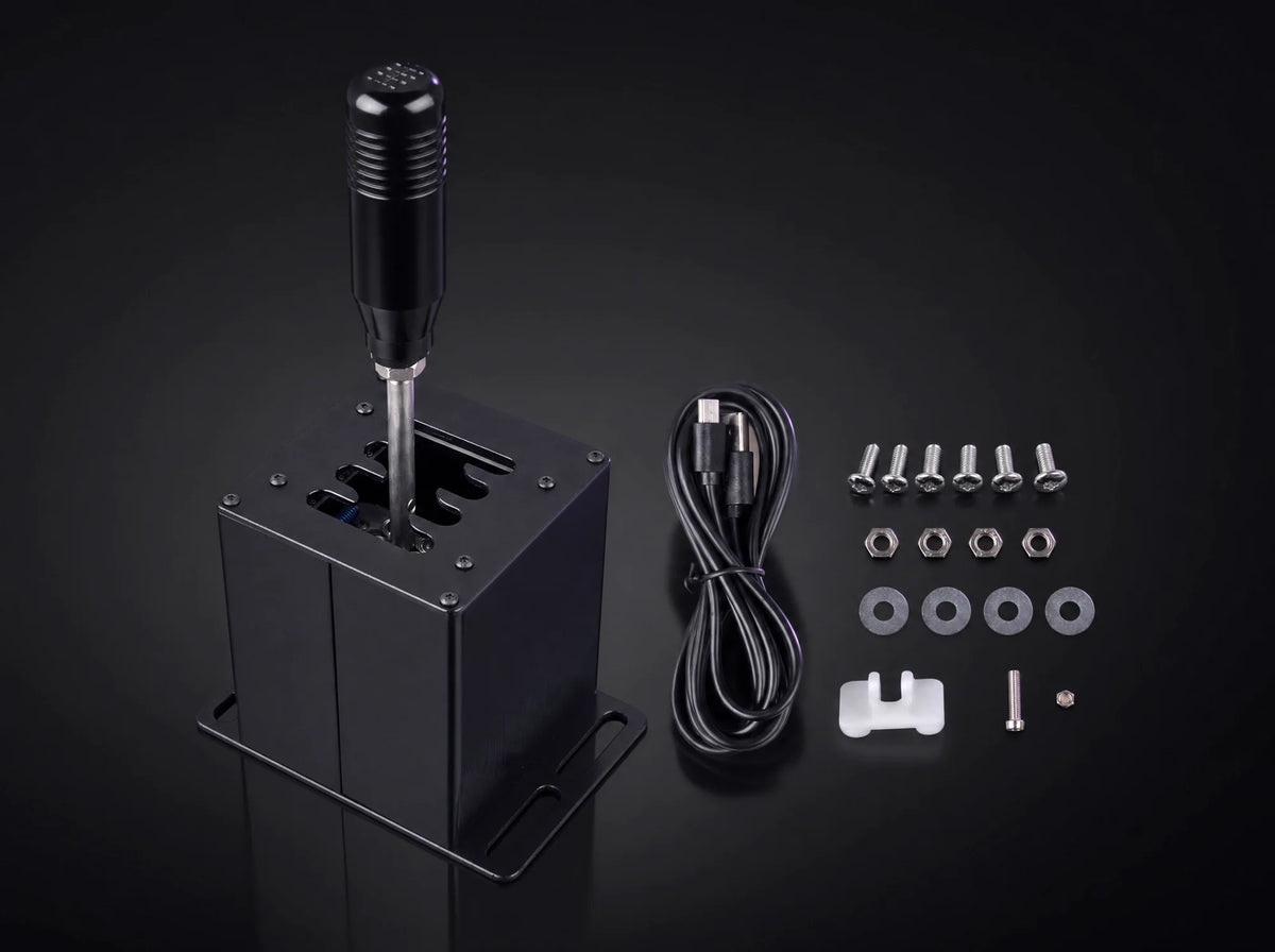 HS-7 USB H-pattern shifter with black knob