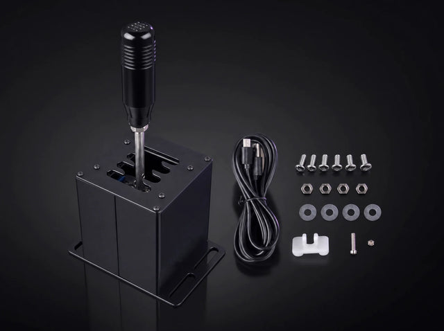 HS-7 USB H-pattern shifter with black knob