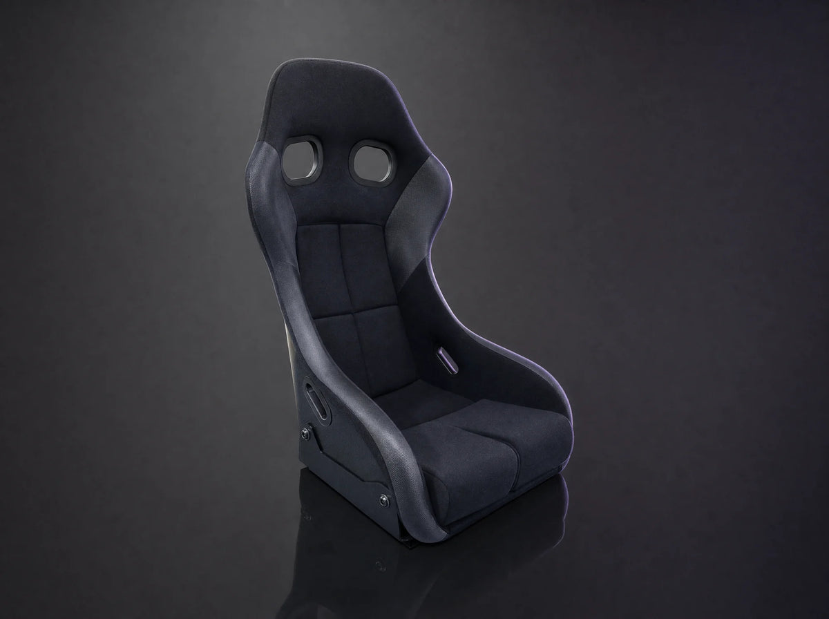 FB-5 fiberglass bucket seat in black flannel