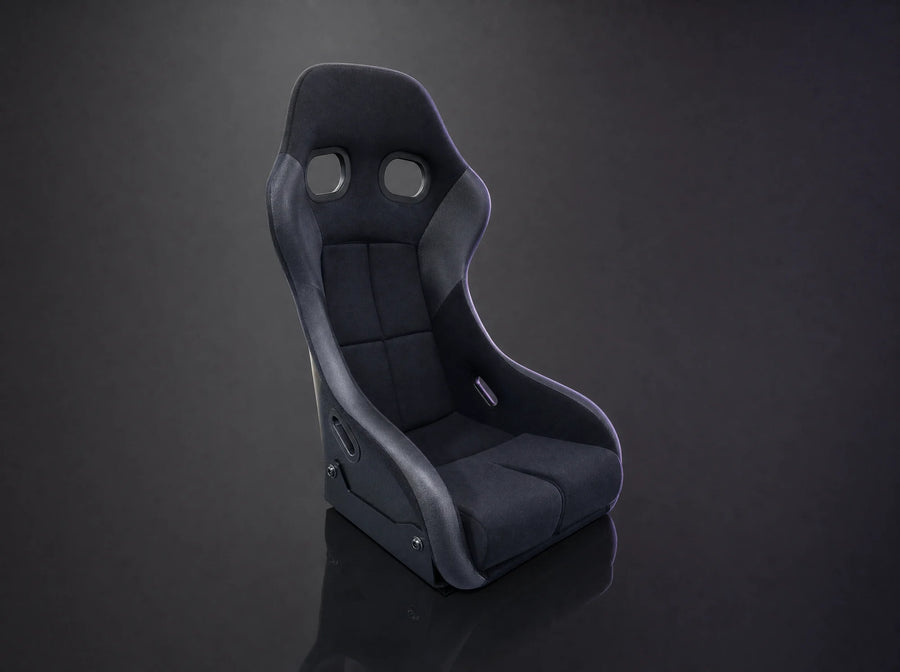 FB-5 fiberglass bucket seat in black flannel