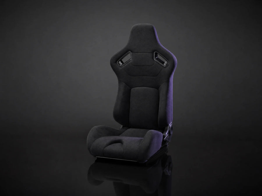 RS-2 reclining seat in black flannel
