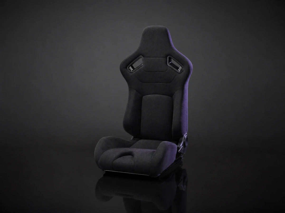 RS-2 reclining seat in black flannel