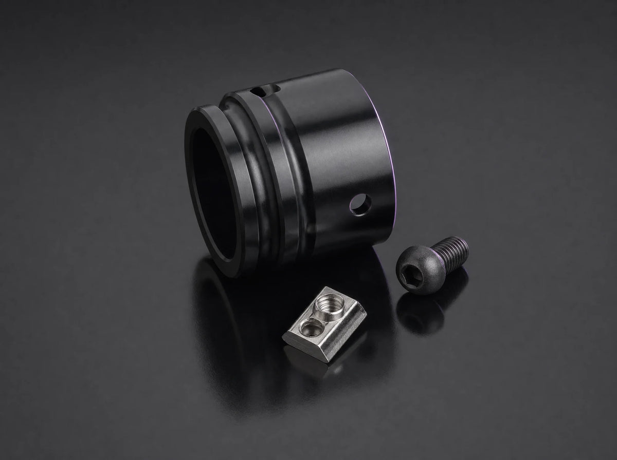 WH-1 black aluminum wheel wall mount