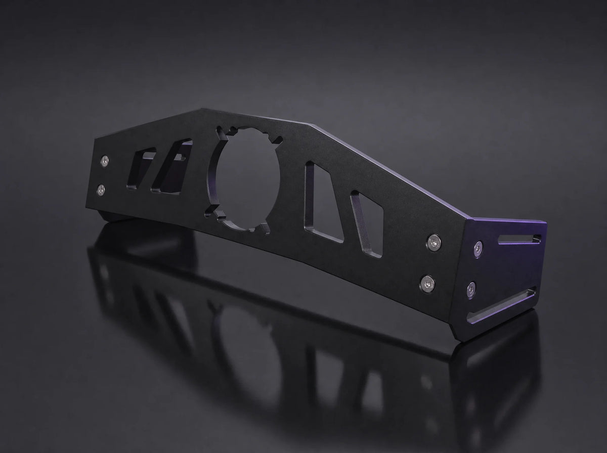 DD-6 black 6 mm aluminum direct drive bracket