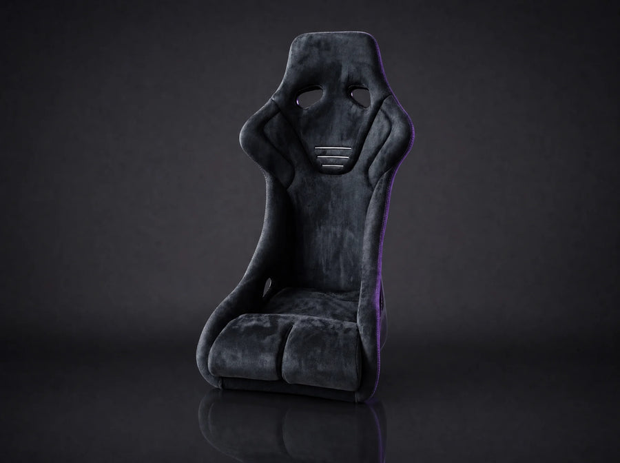 FB-2 fiberglass bucket seat in black velvet