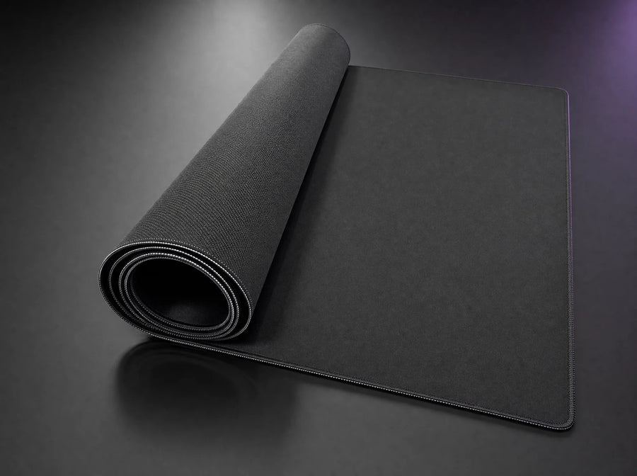 FM-18 black rubber-backed sim rig floor mat