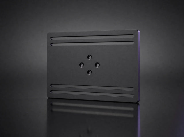 SP-1 black shifter plate with mounting slots